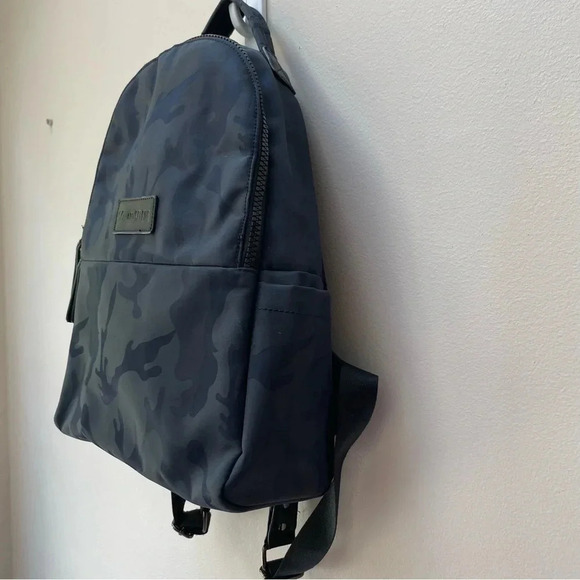 Sol and Selene Small Dark Navy Blue Camo Print Zip Around Backpack - Picture 10 of 12